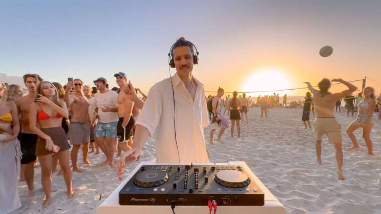 Chris Luno - playing house music on the beach until people dance Mix | 2024